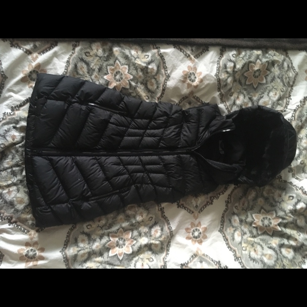 Athleta down tunic length vest size XS